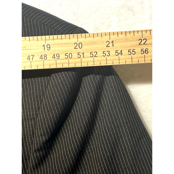 Calvin Klein 44L Mens Blazer Charcoal Gray Micro Stripe Sport Jacket - Picture 11 of 16